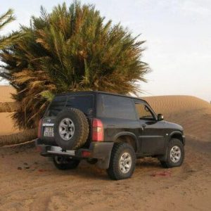 Rental car in desert
